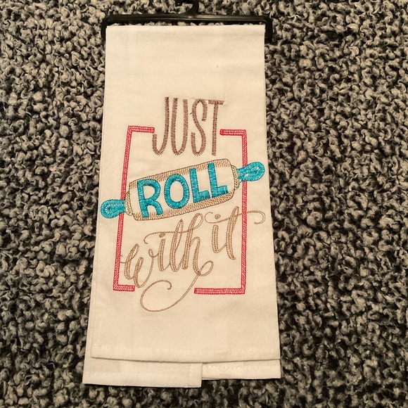 Embroidered Flour Sack Towel - Picture 1 of 2